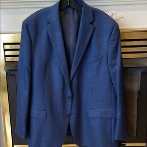 Chaps Navy Blue Two-Button Sport Coat